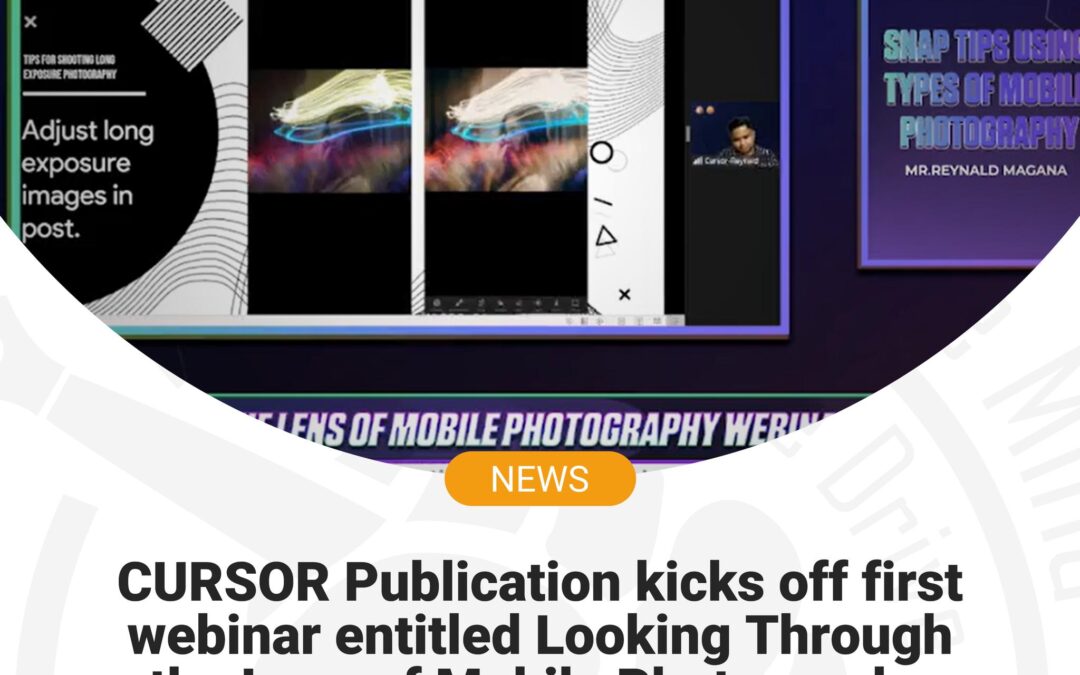 CURSOR Publication kicks off first webinar entitled Looking Through the Lens of Mobile Photography