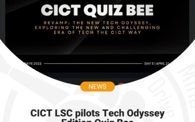 CICT LSC pilots Tech Odyssey Edition Quiz Bee
