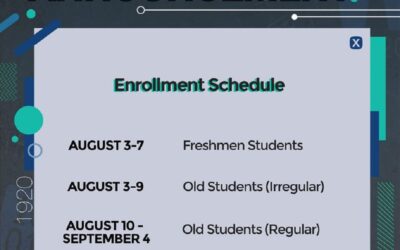 Online Enrollment Schedule