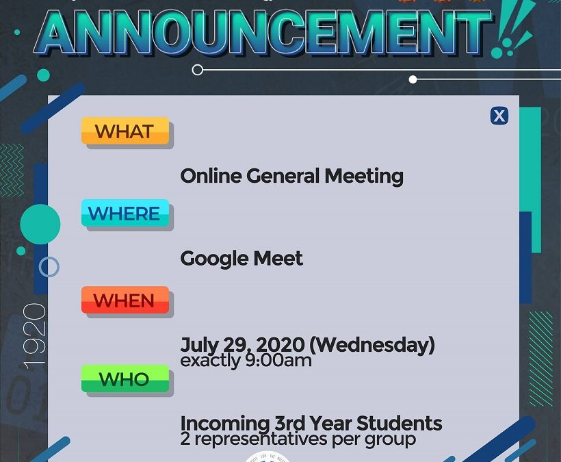 Online General Meeting