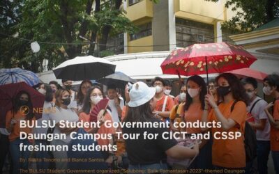 BulSU Student Government conducts Daungan Campus Tour for CICT and CSSP freshmen students