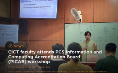 CICT faculty attend PCS Information and Computing Accreditation Board (PICAB) workshop