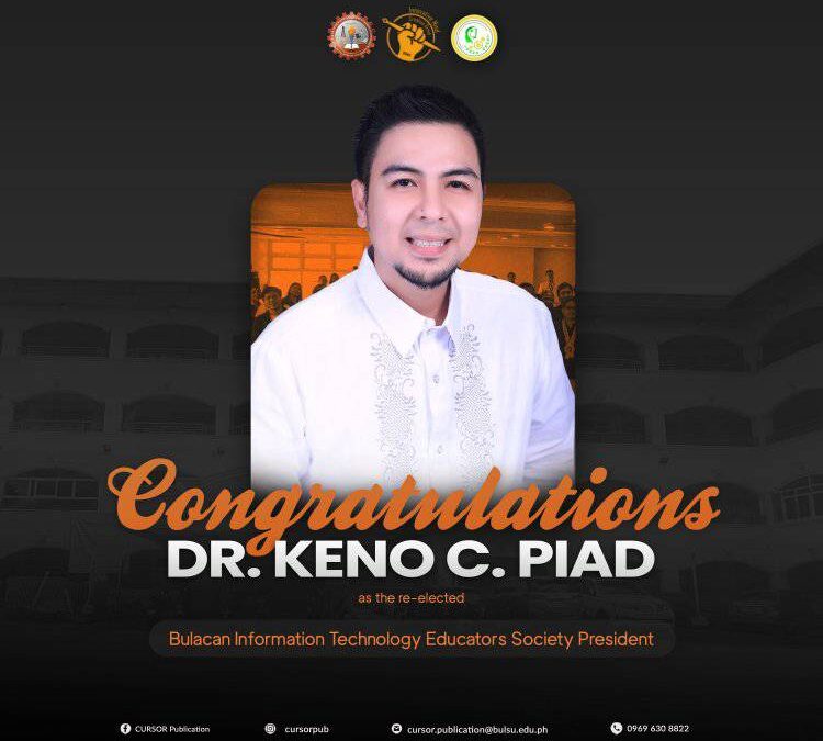 Congratulations DR. KENO C. PIAD