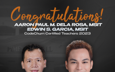 Salute to Mr. Aaron Paul Dela Rosa and Mr. Edwin Garcia for being certified CodeChum teachers!