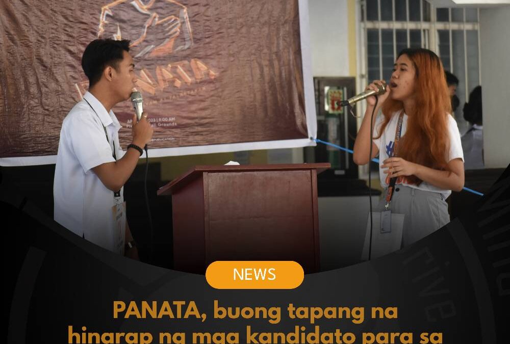 PANATA, buong tapang na hinarap ng mga kandidato para sa CICT LSC