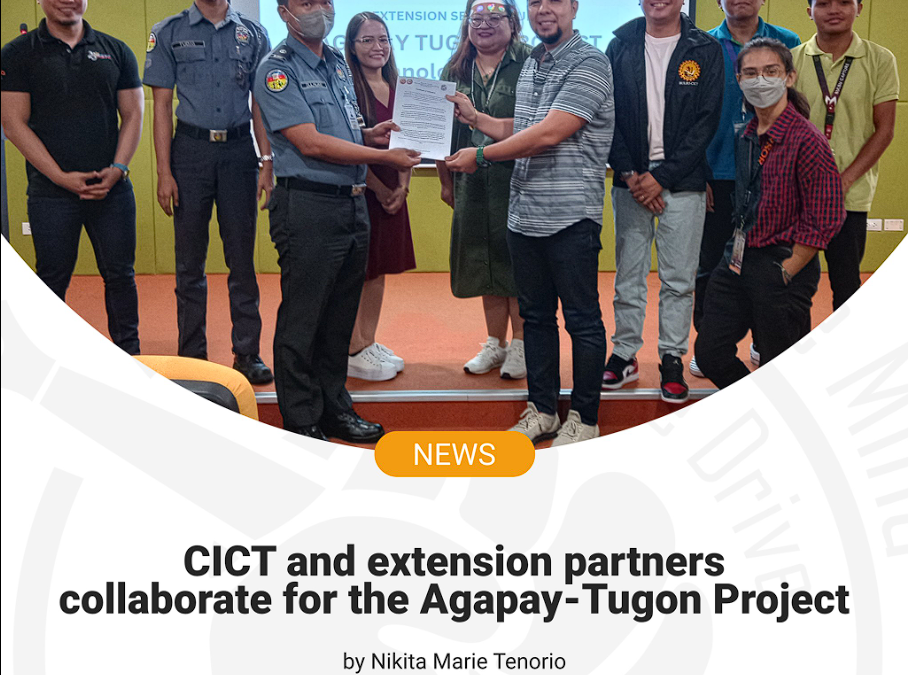 CICT and extension partners collaborate for the Agapay-Tugon Project