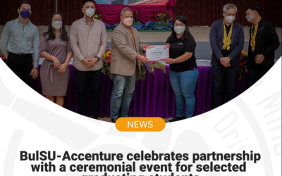 BulSU-Accenture celebrates partnership with a ceremonial event for selected graduating students