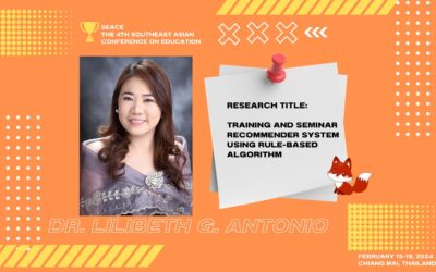 Congratulations Dr. Charlyn Rosales and Dr. Lilibeth Antonio!